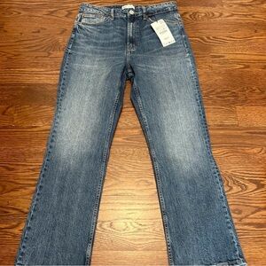 Brand New (NWOT) Zara High-Rise Ankle Stovepipe Jeans (Size 10)